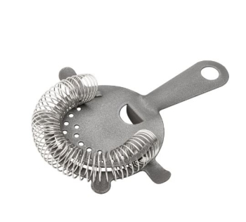 MATT PEWTER EFFECT COCKTAIL STAINER 4 PRONG