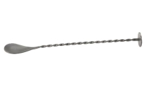 MATT PEWTER EFFECT COCKTAIL MIXING SPOON 11inch 28CM    X12