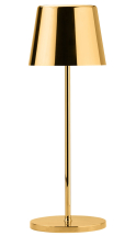 GOLD BERMUDA LED LAMP 32CM CORDLESS