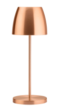 BRUSHED COPPER MONTSERRAT LAMP LED CORDLESS 30CM