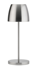 BRUSHED SILVER MONTSERRAT LAMP LED CORDLESS 30CM