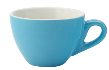UTOPIA SUPER VITRIFIED PORCELAIN BARISTA BLUE MIGHTY CUP 12.3OZ