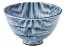 UTOPIA VITRIFIED PORCELAIN URCHIN BLUE FOOTED BOWL 4.8inch
