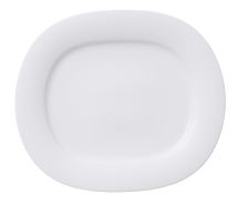 AFFINITY FLAT OVAL PLATE 320X280MM