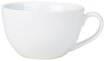 GENWARE WHITE BOWL SHAPED CUP 23CL x6