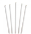 WHITE SMOOTHIE PAPER STRAW 10MM X 200MM 4PLY