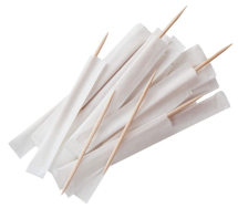 WRAPPED WOODEN TOOTH PICKS