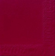 POPPIES NAPKIN 33CM 2PLY BORDEAUX