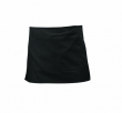 SHORT BLACK BAR APRON WITH SPLIT POCKET 70 X 37CM