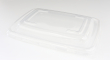 SABERT CLEAR FLAT LID FOR RECTANGLE PULP CONTAINER