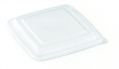 SABERT SQUARE rPET LID FOR CONTAINERS 9.25 x 9.25"