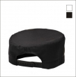 CHEFS SKULL CAP BLACK POLYCOTTON ADJUSTABLE