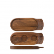 CHURCHILL ART DE CUISINE ACACIA WOOD MEDIUM TRAY 14X5.5"
