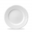 CHURCHILL SUPER VITRIFIED BUCKINGHAM WHITE PLATE 8.5"