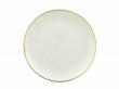 CHURCHILL SUPER VITRIFIED STONECAST BARLEY WHITE COUPE PLATE 11.3"
