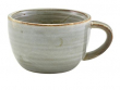 TERRA PORCELAIN SMOKE GREY COFFEE CUP 23CL/8OZ