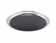 GENWARE STNLESS STEEL TRAY 14" ROUND NON SLIP