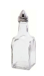 SQUARE GLASS VINEGAR BOTTLE 5OZ
