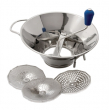 TELLIER MOULIN STAINLESS STEEL WITH 3 SIEVES 12.5"