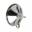 STAINLESS STEEL 5" FUNNEL WITH REMOVABLE STRAINER