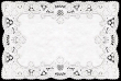 WHITE LACE TRAY PAPER 396X314MM
