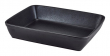GENWARE FORGE STONEWARE BLACK BUFFET RECTANGULAR ROASTER 70.4OZ