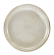 GENWARE TERRA PORCELAIN GREY COUPE PLATE 7.5"
