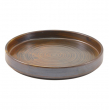 GENWARE TERRA PORCELAIN RUSTIC COPPER PRESENTATION PLATE 8"