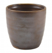 GENWARE TERRA PORCELAIN RUSTIC COPPER CHIP CUP 10.5OZ