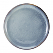 GENWARE TERRA PORCELAIN AQUA BLUE COUPE PLATE 10.8"