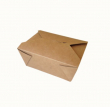 KRAFT MULTI FOOD BOX 1300ML 160x125x70mm NO8 COMPOSTABLE