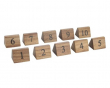 OLYMPIA ACACIA TABLE NUMBER SIGNS 1-10
