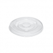 PET 6OZ KRAFT PORTION CUP FLAT LID CLEAR KPCLIDF6