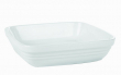 WHITE BAKEWARE SQUARE BAKING DISH 23X23CM(2LTR)/9X9"(70OZ)