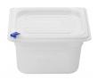HYGIPLAS CLICK PP GN 1.5LTR CONTAINER 1/6 WITH LID X 4