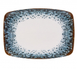 REEF RECT PLATE 32CM PORLAND ENIGMA 12 1/2"