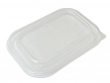 PP LID FOR KRAFT RECTANGULAR BOWLS 17.2CM X 12CM X 300