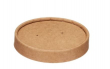 8/12OZ KRAFT SOUP LID. PP LINED. MICROWAVABLE