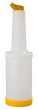 SAVE OR SERVE CONTAINER WITH SPOUT YELLOW