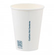 SINGLE WALL 12OZ WHITE CUP X1000