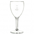 ELITE PREMIUM POLYCARBONATE WINE GLASS 9OZ/270ML LINED AT 125ML & 175ML CE