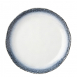 UTOPIA STONEWARE ISUMI WHITE/BLUE PLATE 10"