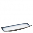 UTOPIA STONEWARE ISUMI WHITE/BLUE PLATTER 12.6"
