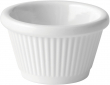UTOPIA FLUTED WHITE RAMEKIN 1OZ 3CL JMP209