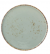 UTOPIA VITRIFIED PORCELAIN UMBRA BRIAR COUPE PLATE 10.6"