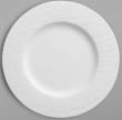 ROCK GLACIER WHITE 27CM FLAT RIMMED PLATE