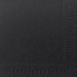 DUNI COCKTAIL NAPKIN 24CM 3PLY BLACK