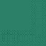 DUNI TISSUE NAPKIN 24CM 3PLY DARK GREEN