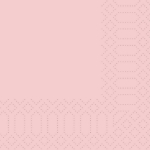 DUNI TISSUE NAPKIN 24CM 3PLY MELLOW ROSE