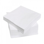DUNI NAPKIN WHITE 33CM 1PLY